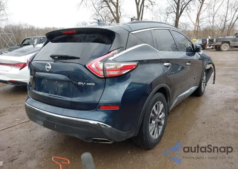 2017 Nissan Murano Sv z USA, uszkodzony, nr VIN 5N1AZ2MH3HN112999